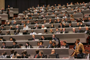 Delegates at WRC-12. Image Copyright itupictures